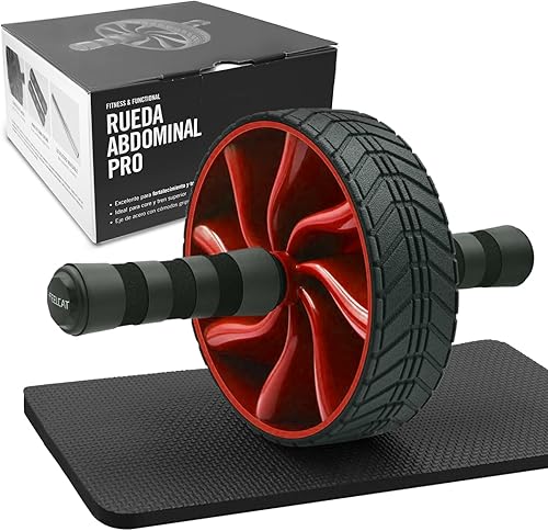 Rueda de rodillo abdominal, ejercicio abdominal, pérdida de peso, sin ruido, fácil de montar, peso ligero, perfecto equipo de gimnasio en casa para