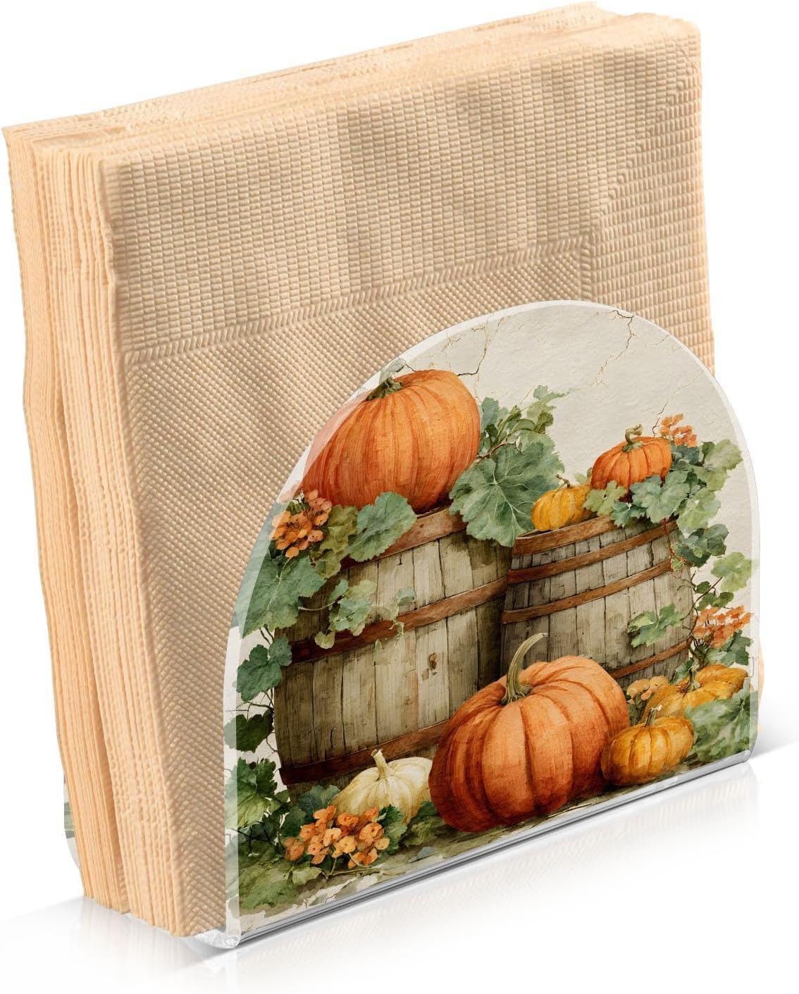 ALAZA Pumpkin Vintagee Napkin Holder
