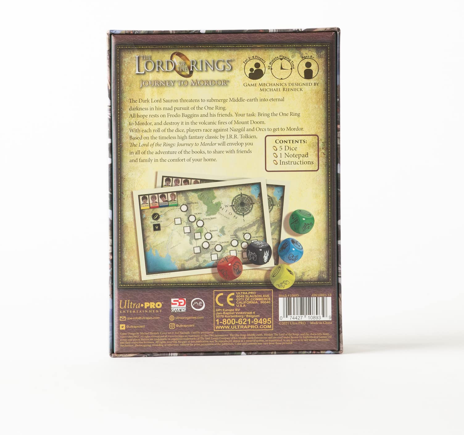 Ultra Pro Lord of The Rings: Journey to Mordor Dice Game - Great for Friends and Family Gatherings , Embark on a New Journey to Destroy The one Ring in Mount Doom - Image 3