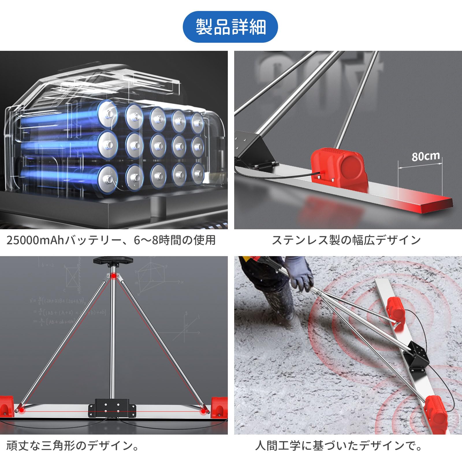 Amazon.co.jp: JXHNZYQ土間コンクリート仕上げツール 電動
