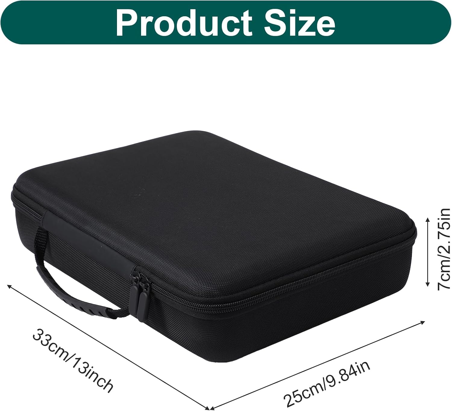 1 Pc Watch storage case for 15 watches, men's hard watch box safe travel case with soft protective pillow,fit most watches up to 40mm face