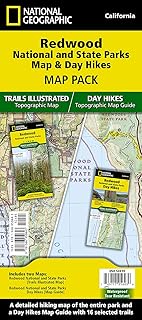 Redwood Day Hikes & National and State Parks [Map Pack Bundle] (National Geographic Trails Illustrated Map)