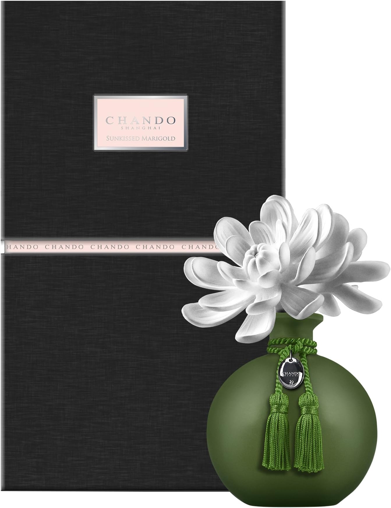 Beautiful Porcelain Oil Diffuser with a Floral Scent Makes for a Perfect decor, Name chando Myst Collection, scent: Sunkissed Marigold ,place: Baby Room Decor Oil Diffuser. size