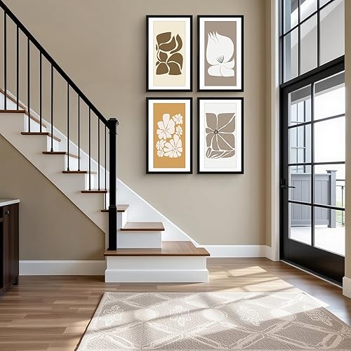 Vista 140 de Frametory, Los marcos de 16 x 20 pulgadas muestran imágenes de 11 x 14 pulgadas con paspartú o fotos de 16 x 20 pulgadas sin paspartú, vidrio Plata