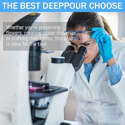 Miniatura 5 de Resina epoxi de vertido profundo, 3 galones, 2 a 4 pulgadas, profundidad de vertido, baja viscosidad, transparente y alto brillo, fundición sin