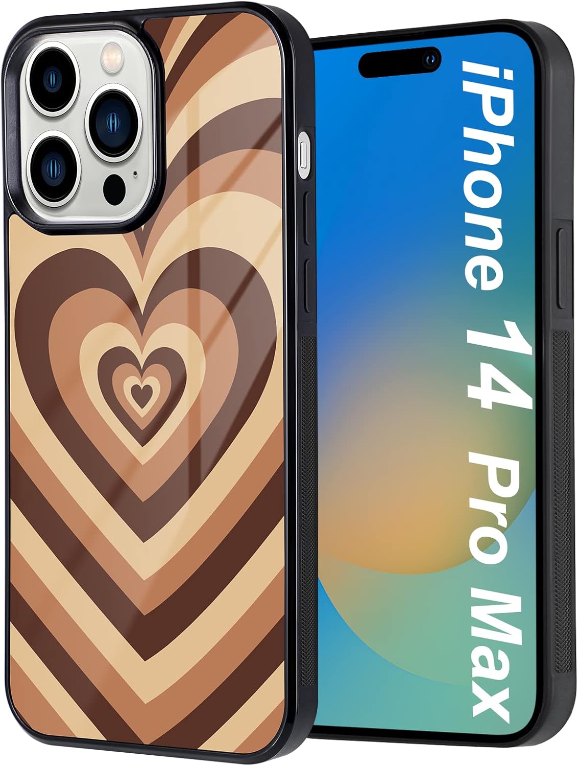 Coffee Latte Love Heart Slim Case for iPhone 14 Pro Uganda Ubuy