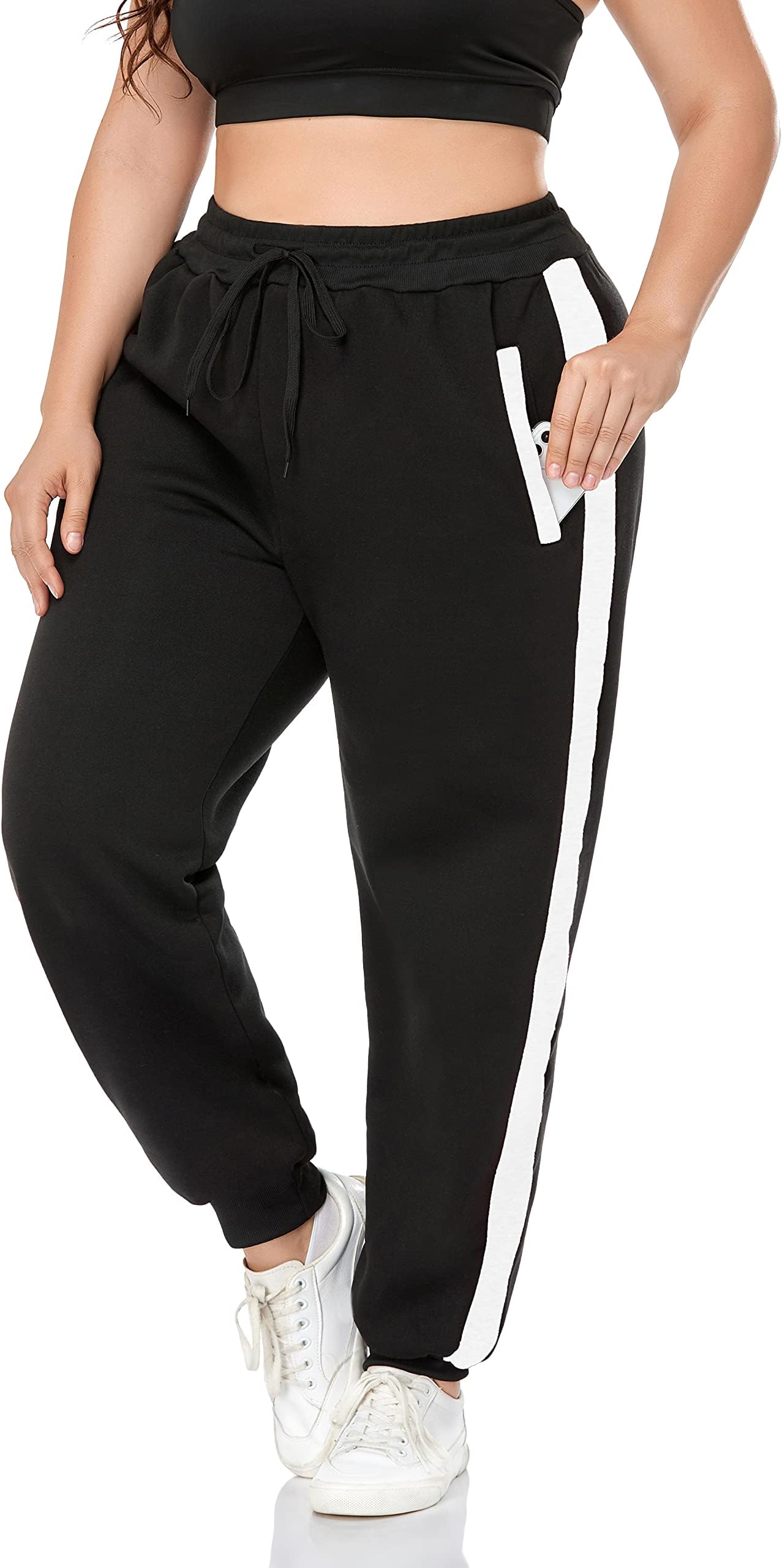 one stripe track pants