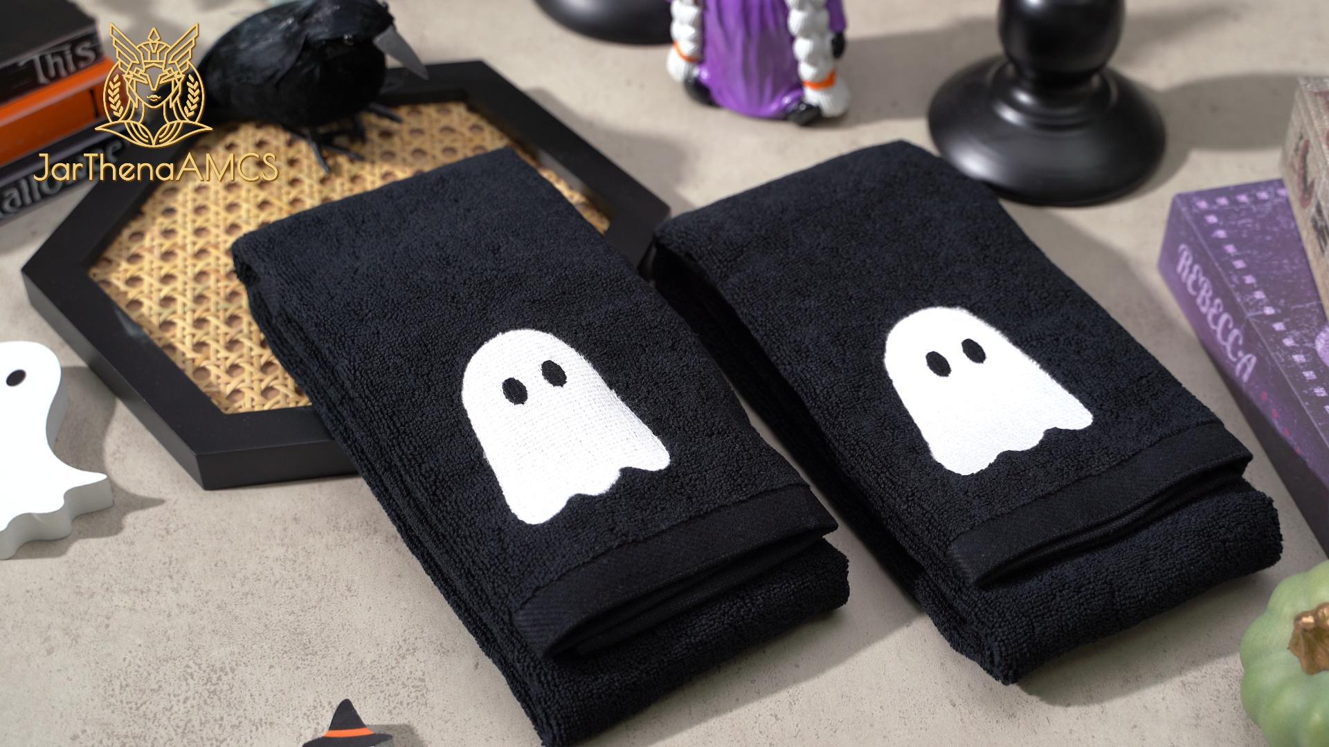 Amazon.com: JarThenaAMCS 2 Pack Halloween Hand Towels Embroidered