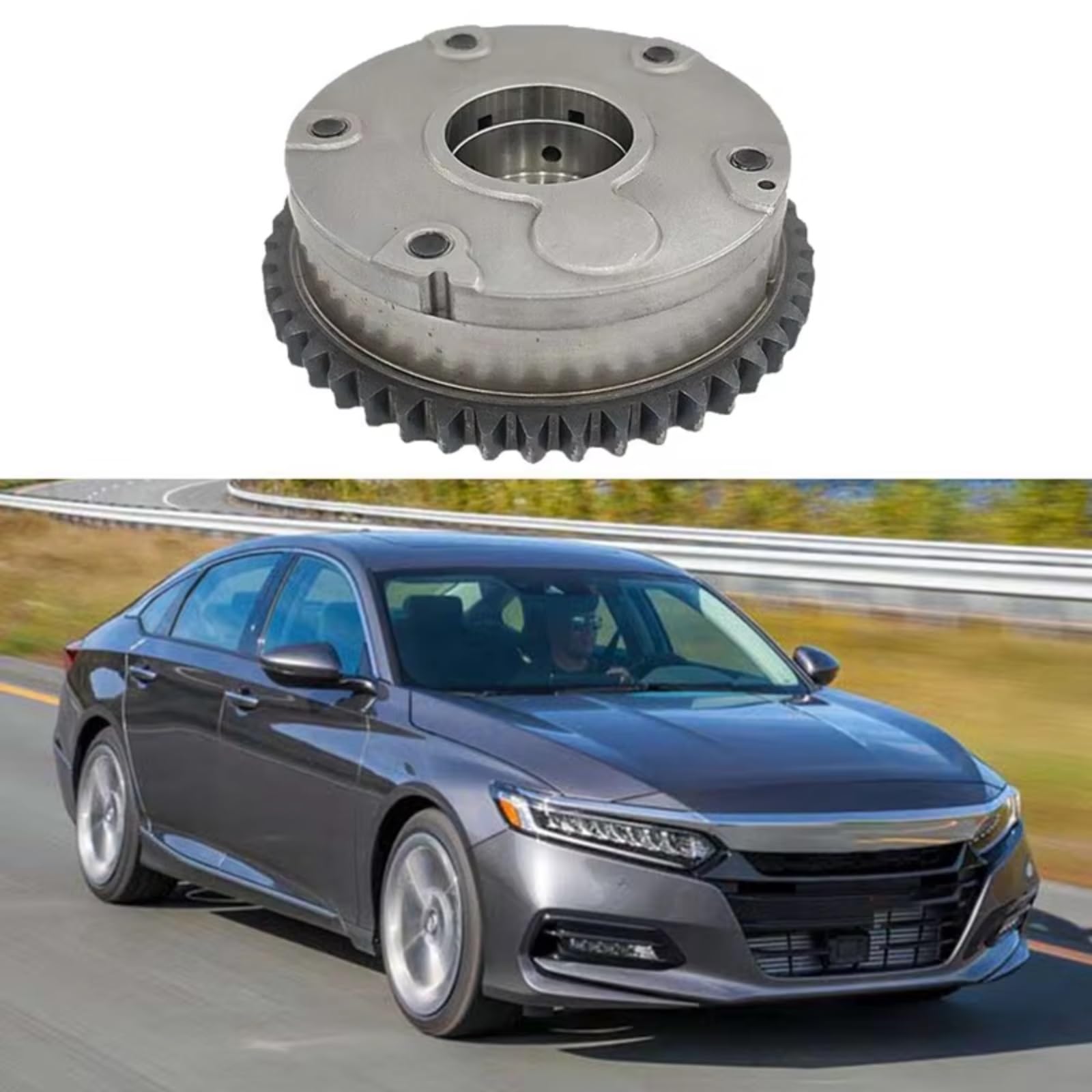 Compatible Con Crosstour 2012-2015 Para Cr-V 2012-2014 Para Accord 2009-2012 14310R5A305 Engranaje Sincronización Ajustador De Fase Engranaje Árbol De Levas Accesorios engranajes levas