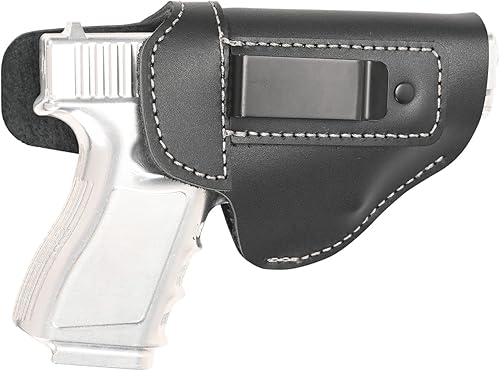 Miniatura 8 de RLSOCO Funda de cuero para pistolas compactas y pistolas pequeñas similares de 0354in compatible con Taurus G2 G3 S SW Bodyguard MP Shield de 0354in