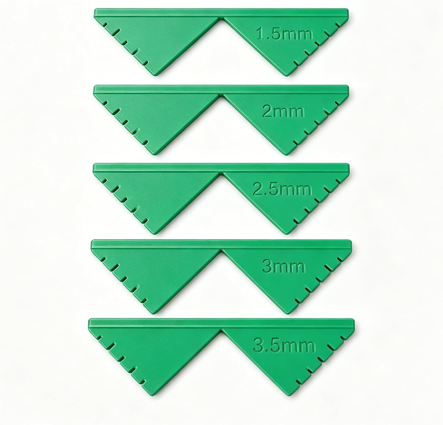 Bookbinding Corner Trimming Clip Set - Suitable for Diaries, scrapbooks, and Card Making., Green