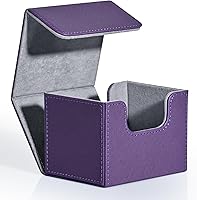 Vista 42 de ZLCA Caja de Mazo de Cartas con 2 divisores para tarjetas MTG, caja de almacenamiento horizontal grande para tarjetas que se adapta a más de 150 4