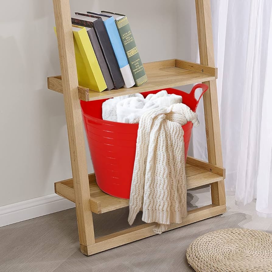 Pack Of 5-26/42/75 Litre Flexi Tubs - Multipurpose Flexible Coloured