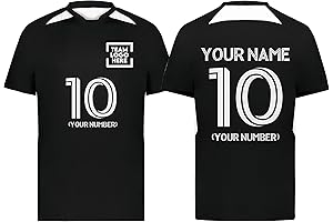 Personalized Soccer Jersey with Name Number Team Logo Custom Soccer Shirt