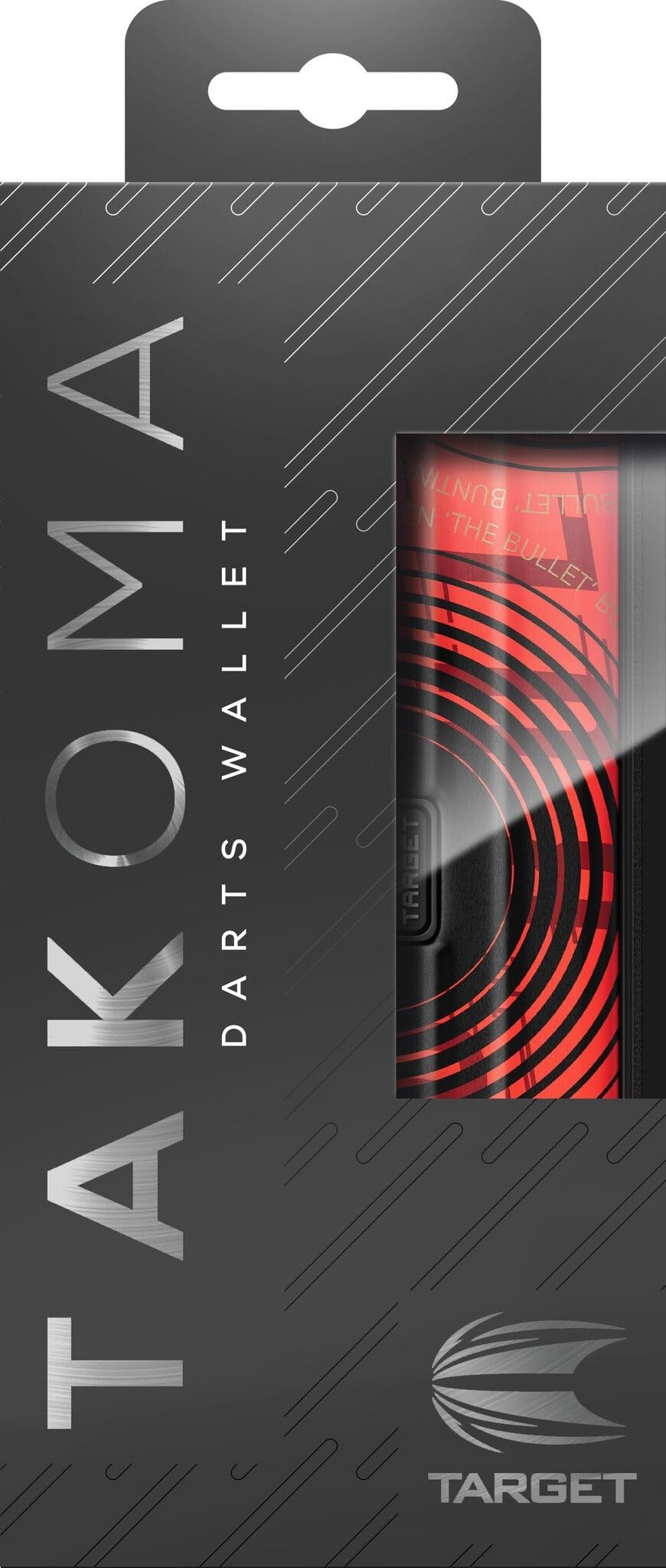 Target Darts Stephen Bunting Takoma Dart Wallet, Black & Red - Image 2