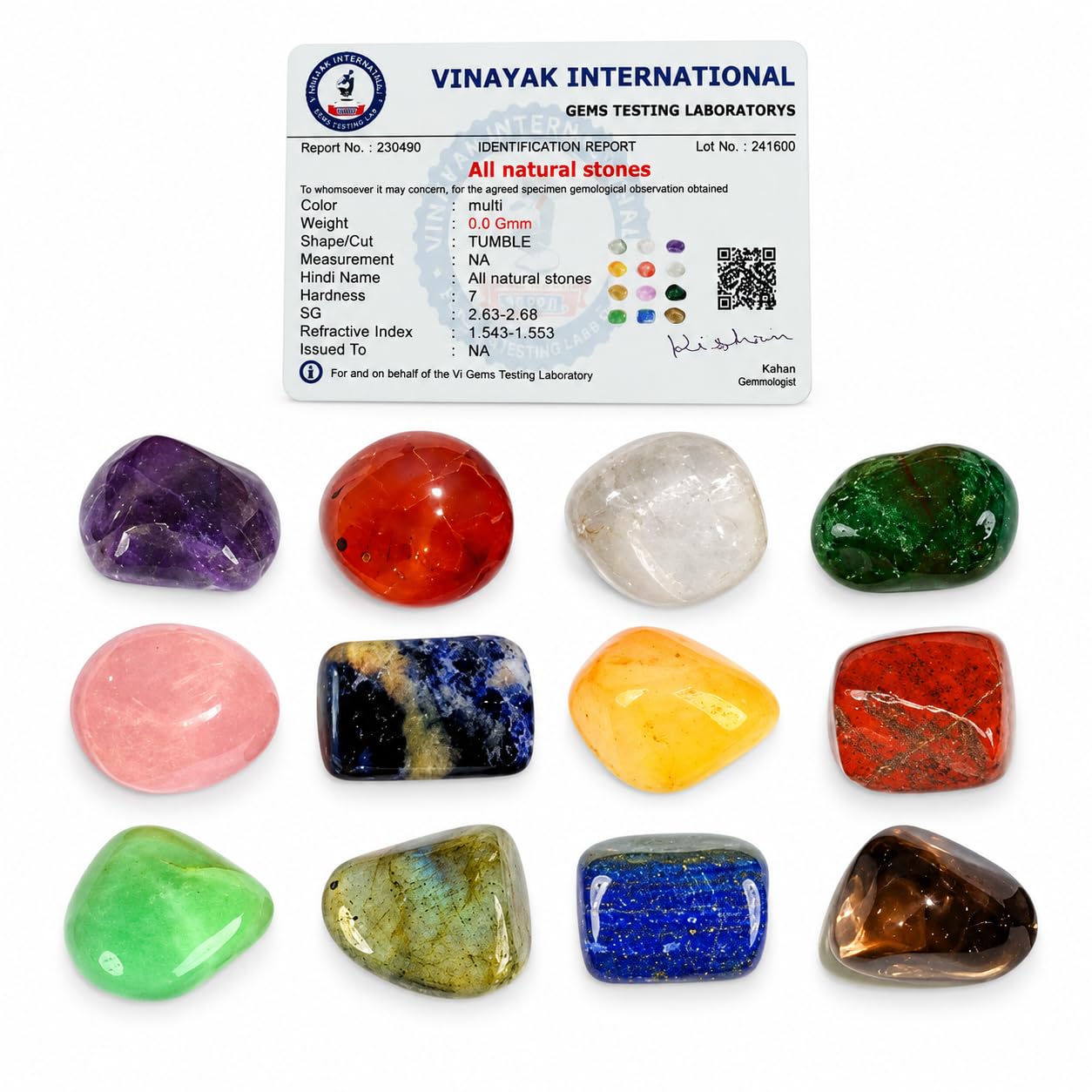 Crystal Tumble Stone Kits - Meditation & Reiki -1 Crystal Tumble Stone Kits - Meditation & Reiki -1
