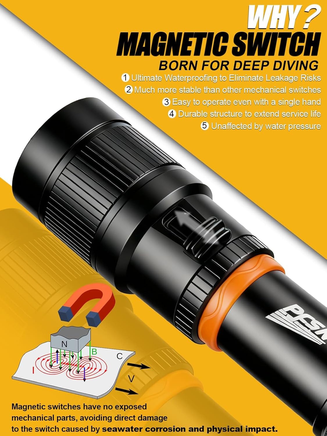 DF35B Diving Flashlight & DF15 Dive Light