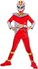 Rubie's Official Power Rangers Cosmic Fury Red Ranger Costume, Childrens Fancy Dress