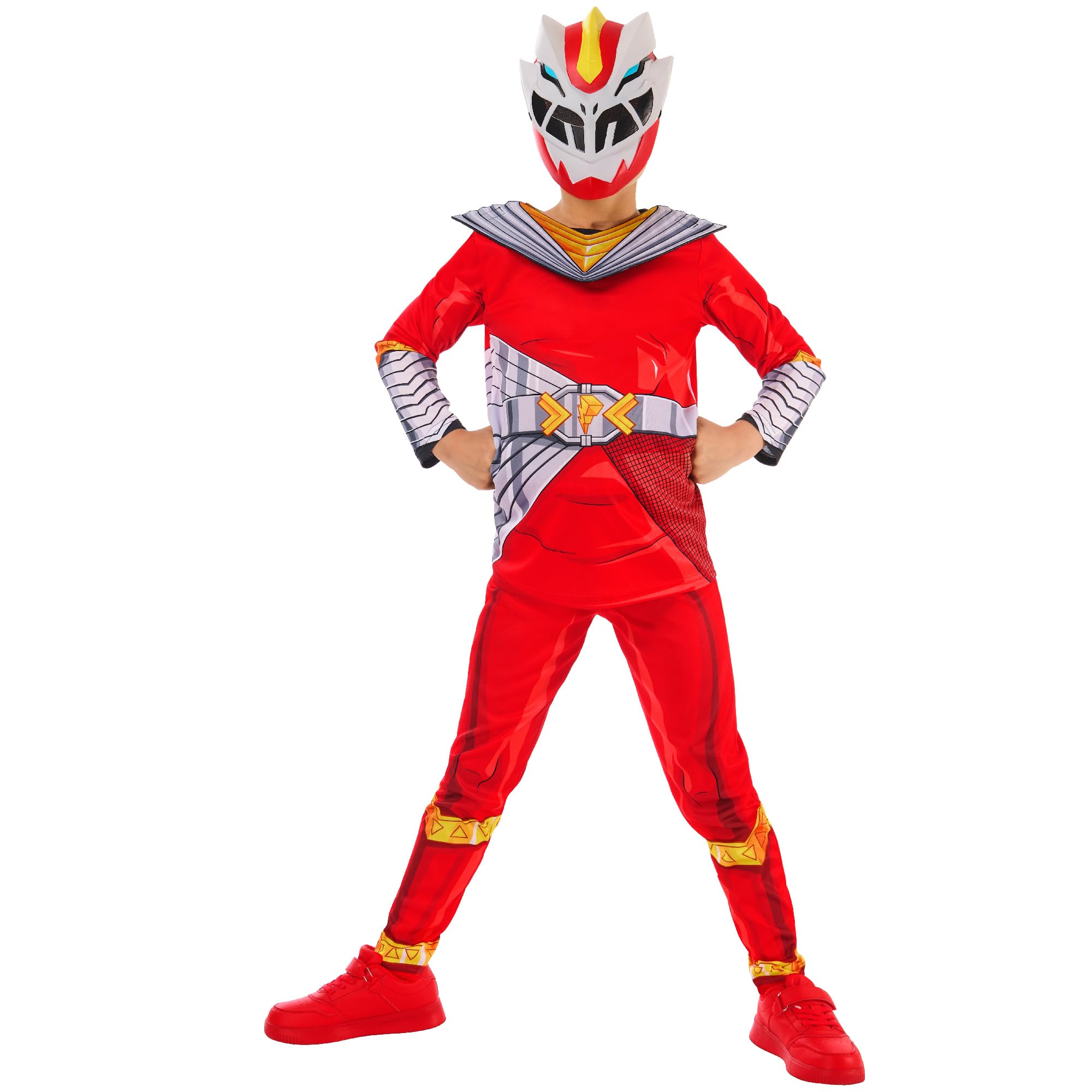 Rubies 1001583M000 Power Cosmic Fury Red Ranger Kids Fancy Dress, 9-10 Halloween