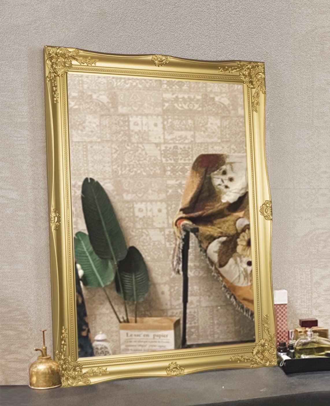 【ANTIQUE FURNITURE：アンティーク ミラー】 Amazon.com: H-A Vintage Decorative Wall Mirror, Antique