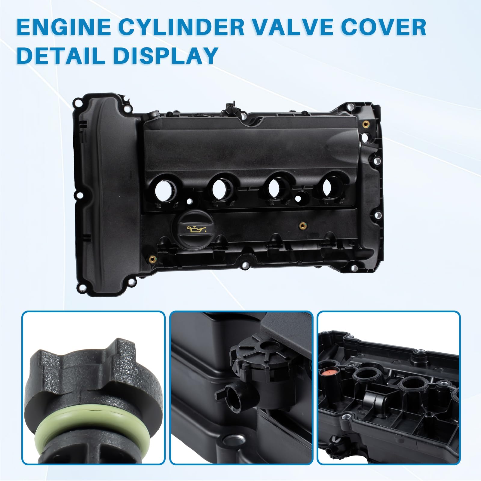 Tapa de válvula de cilindro de repuesto para C4 C5 DS3 DS4 DS5 207 208 308 408 508 3008 5008 RCZ Coupé número de pieza V759886280 0248Q2 9812071480 981480 19099 80 cm