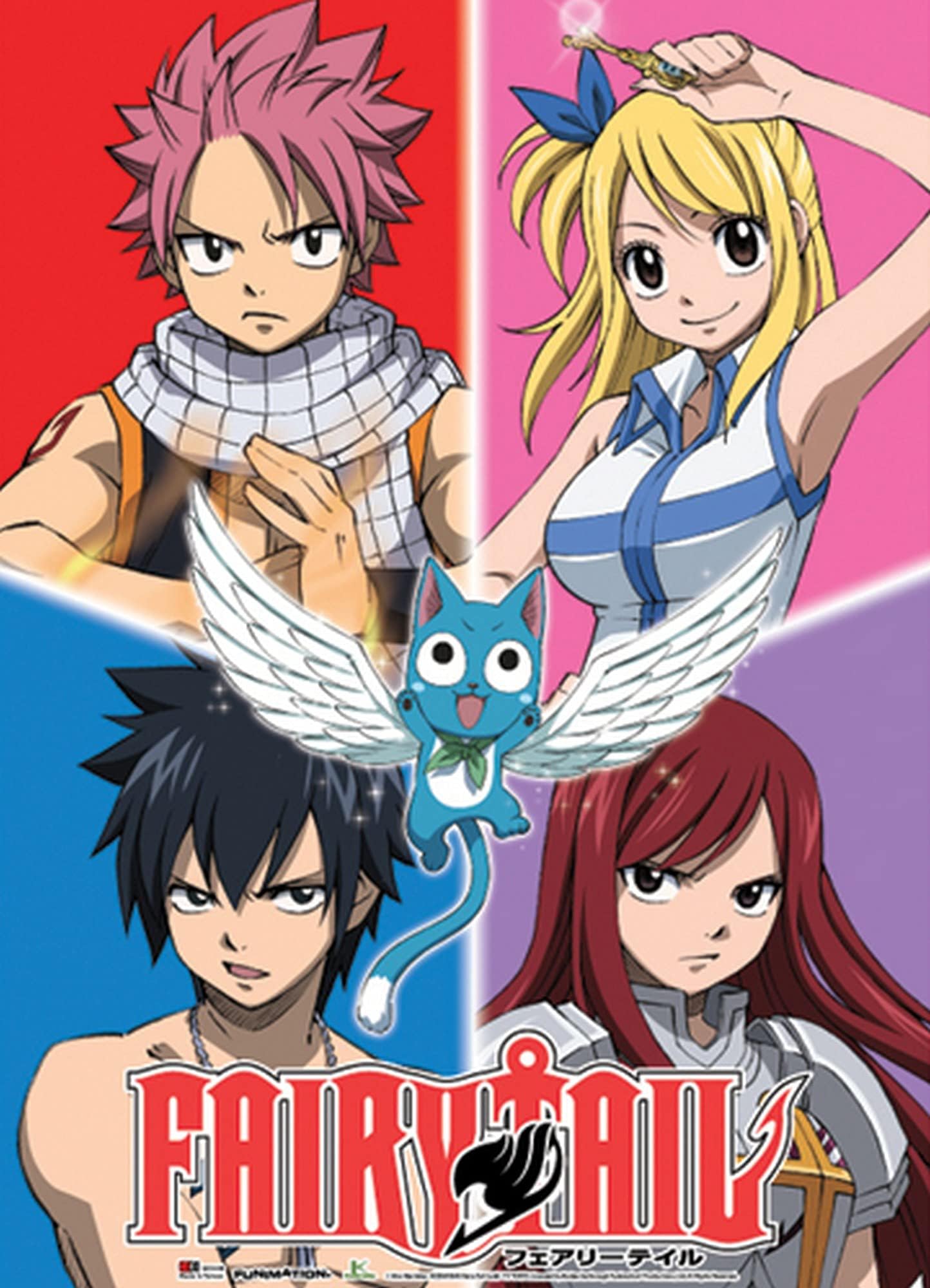 Fairy Tail Group Wall Scroll, 33 by 44-Inch