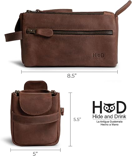 Miniatura 6 de Hide & Drink, Neceser con asas, organizador de higiene, Dopp de viaje, estuche de afeitar, baño, afeitado, almacenamiento de cosméticos, artículos