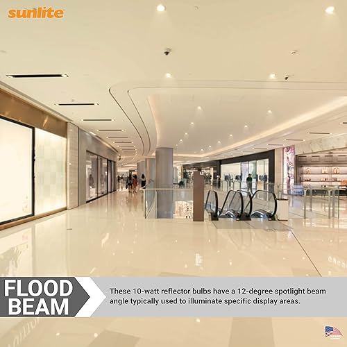 Miniatura 6 de Sunlite 81008 AR111 Bombilla reflectora, COB, ángulo de haz de 12 grados, 10 vatios, (equivalente a 75 vatios), 750 lúmenes, base de terminal de