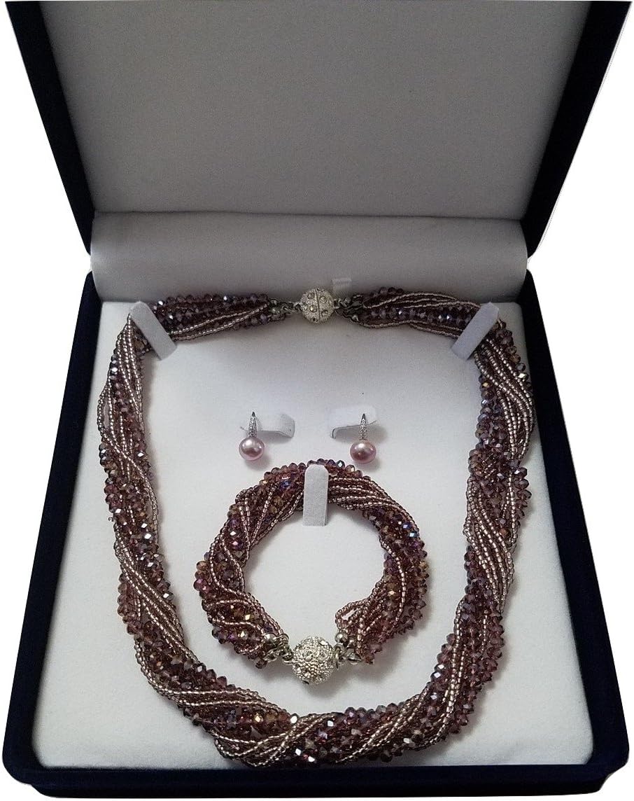 Gift Box for Jewelry, Necklace, Earring and Bracelet, X-Large, Navy - Image 8