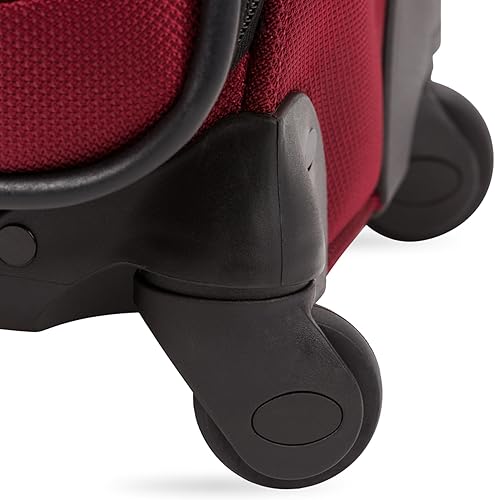 Miniatura 9 de SwissGear - Equipaje suave expandible Sion con ruedas, Borgoña
