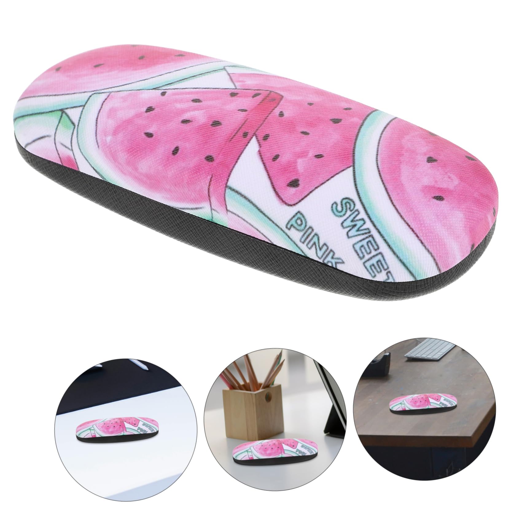 BESTYASH Custodia Per Occhiali A Forma Di Anguria Custodia Alla Moda Con Custodia Per Occhiali Per Custodia Per Occhiali Da Sole Organizer Per Occhiali Da Sole Antipolvere