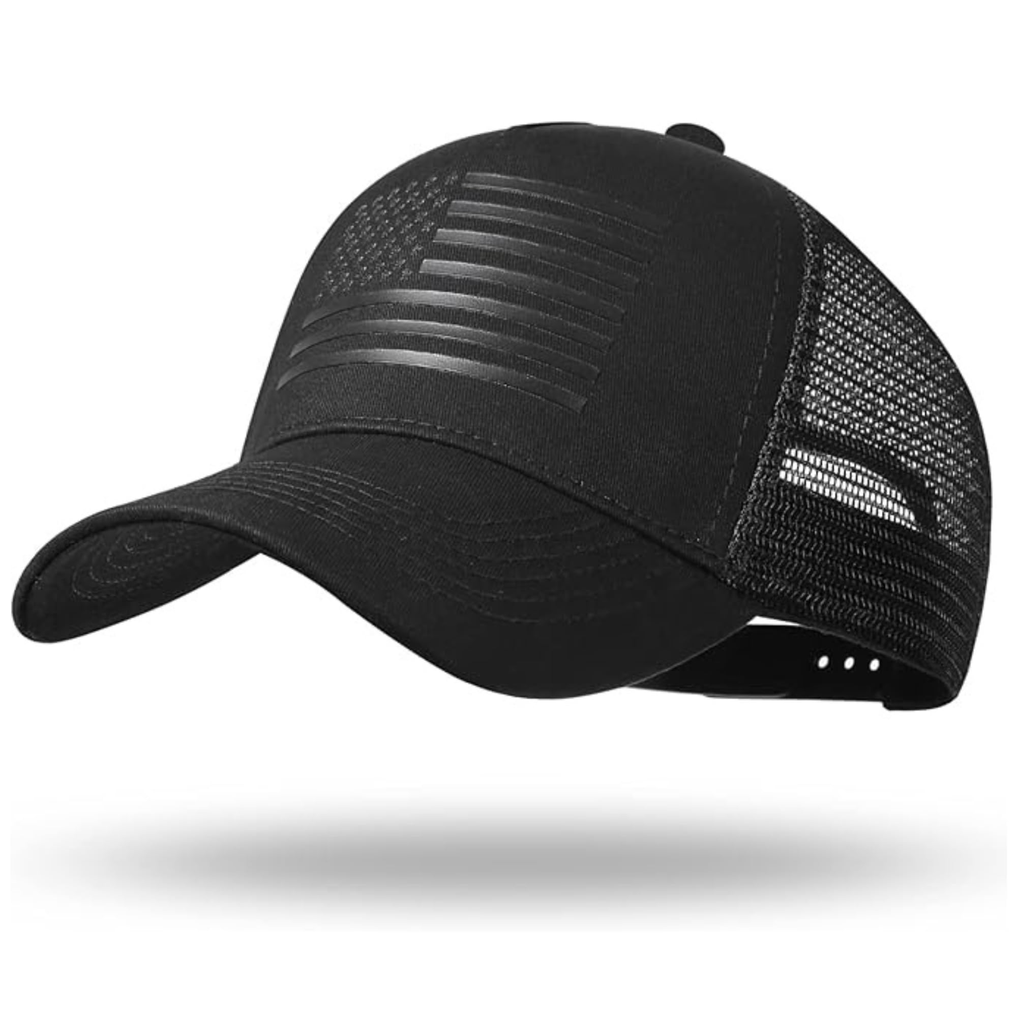 United S American Flag Hat | Snapback Adjustable Mesh Trucker Baseball Cap | Men Women Outdoor & Casual Wear