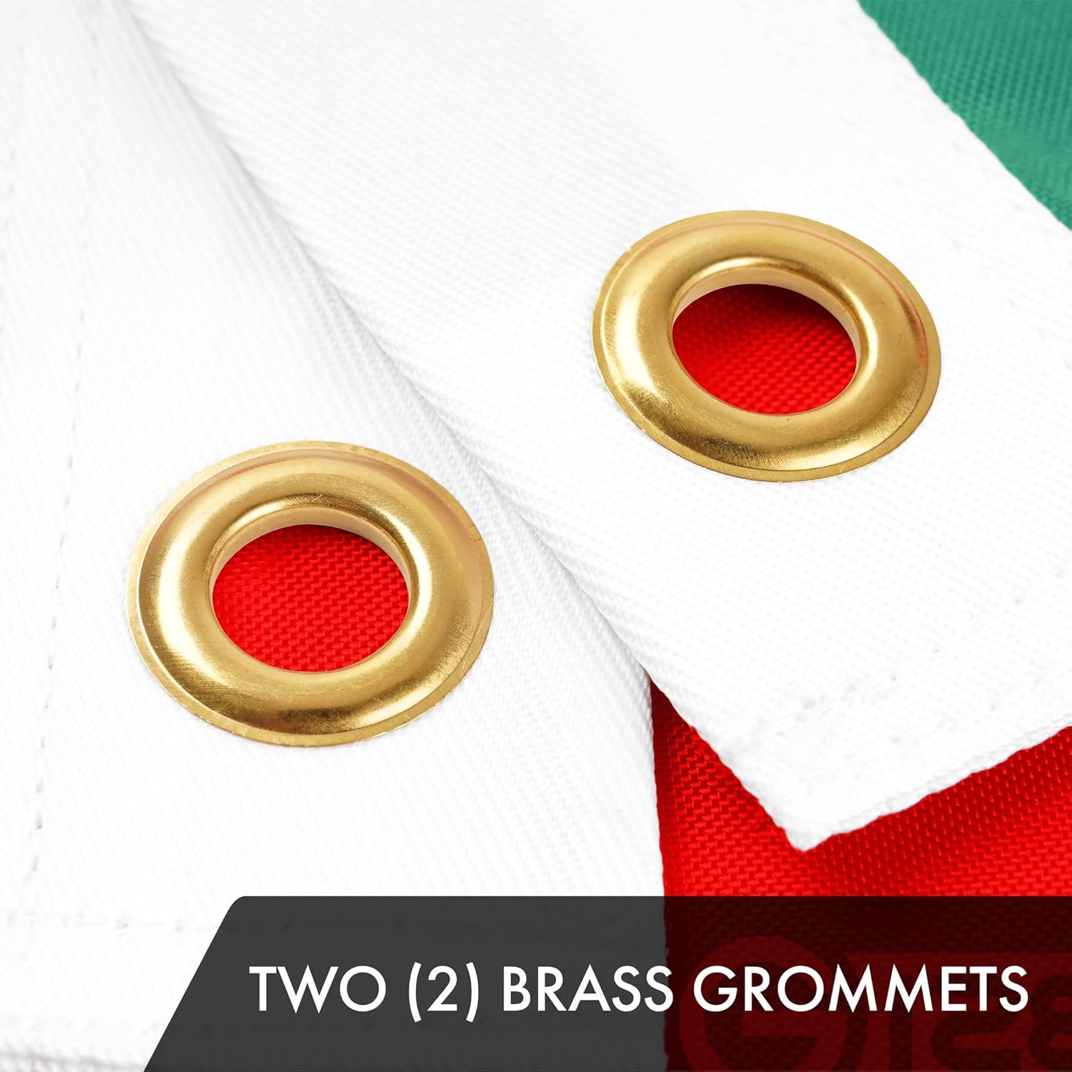 G128 Mexico Mexican Flag | 3x5 Ft | ToughWeave Series Embroidered 210D Polyester | Country Flag, Embroidered Design, Indoor/Outdoor, Vibrant Colors, Brass Grommets, Quality Polyester