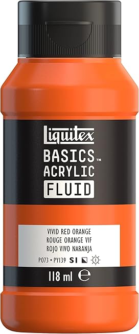 Lqx Acrilico Basics Fluido 118ml Rojo