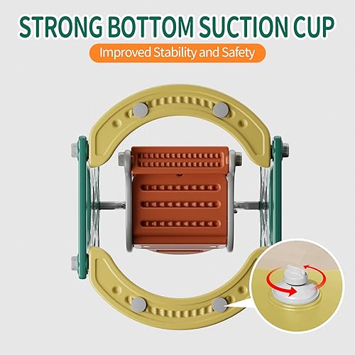 Miniatura 5 de UNICOO - Juego de tobogán y columpio para niños pequeños, 4 en 1 para interiores y exteriores, combinación de escaladortobogáncolumpioaro de