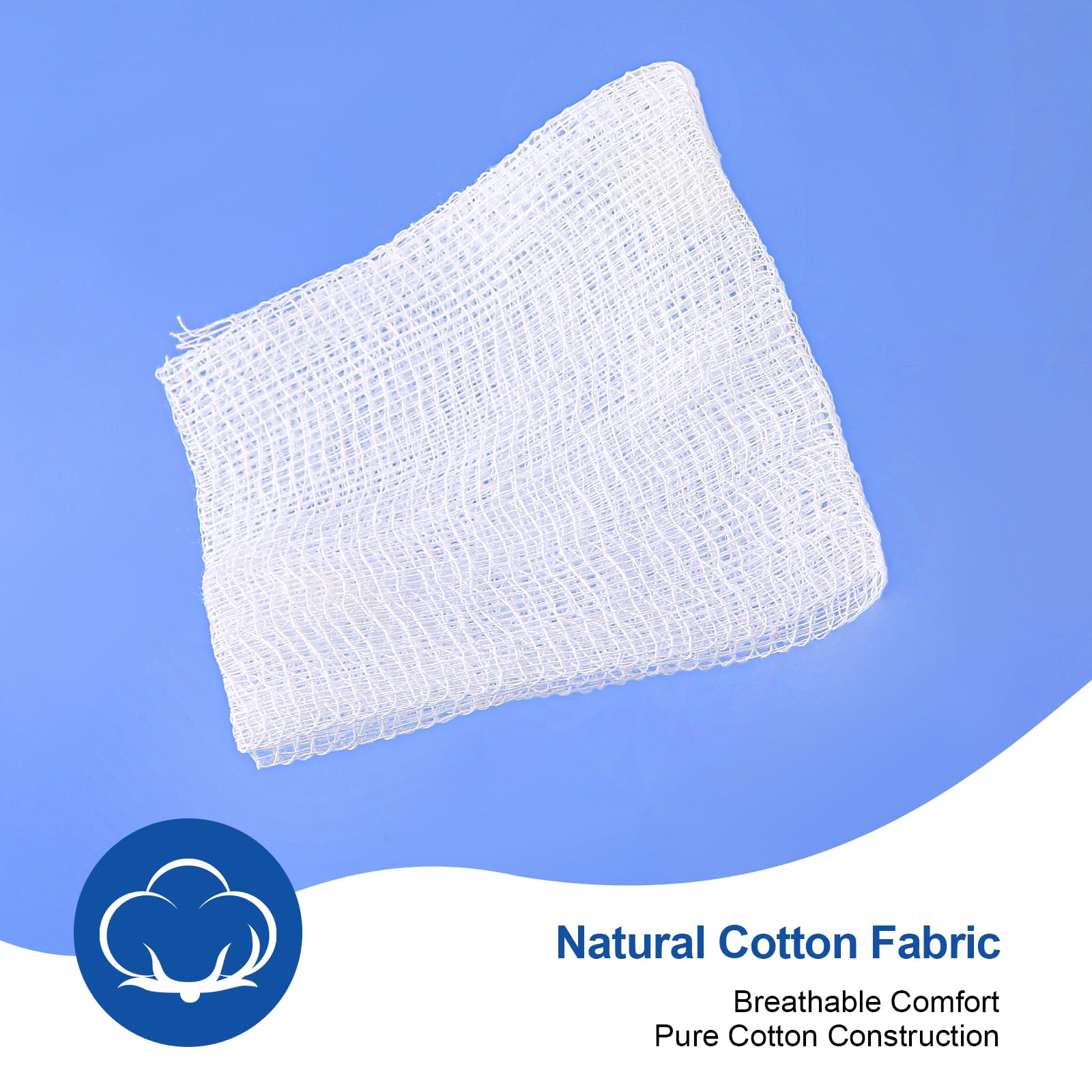 JMU 200 Woven Gauze Sponges 2x2, 8-Ply Non-Sterile Guaze Pads — Amazon image 2