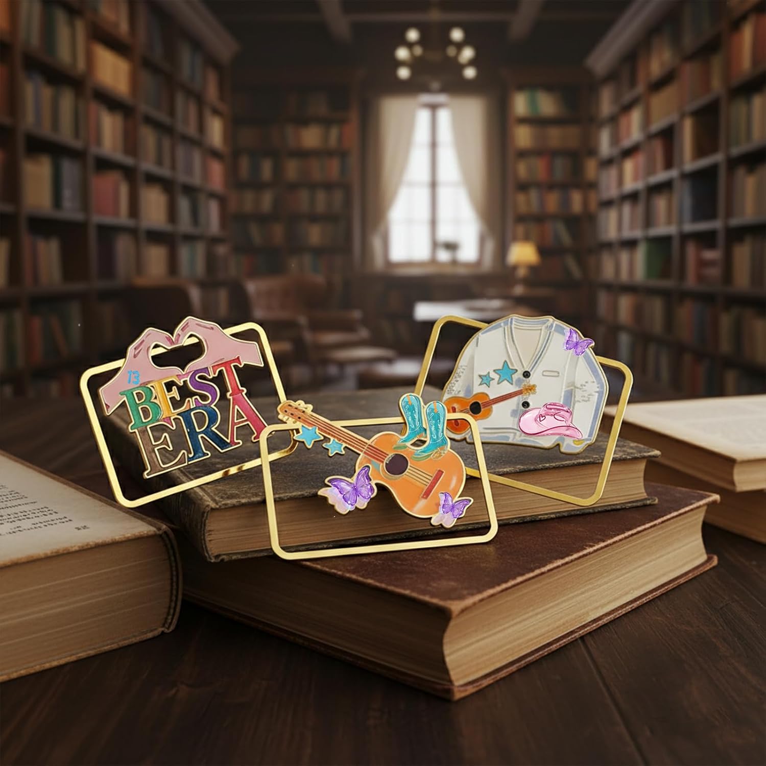 Best Era Metal Bookmarks for Book Lovers, Cute Bookmark Gifts for Women, Aesthetic Book Accessories, Bookish -3 Pcs image 5