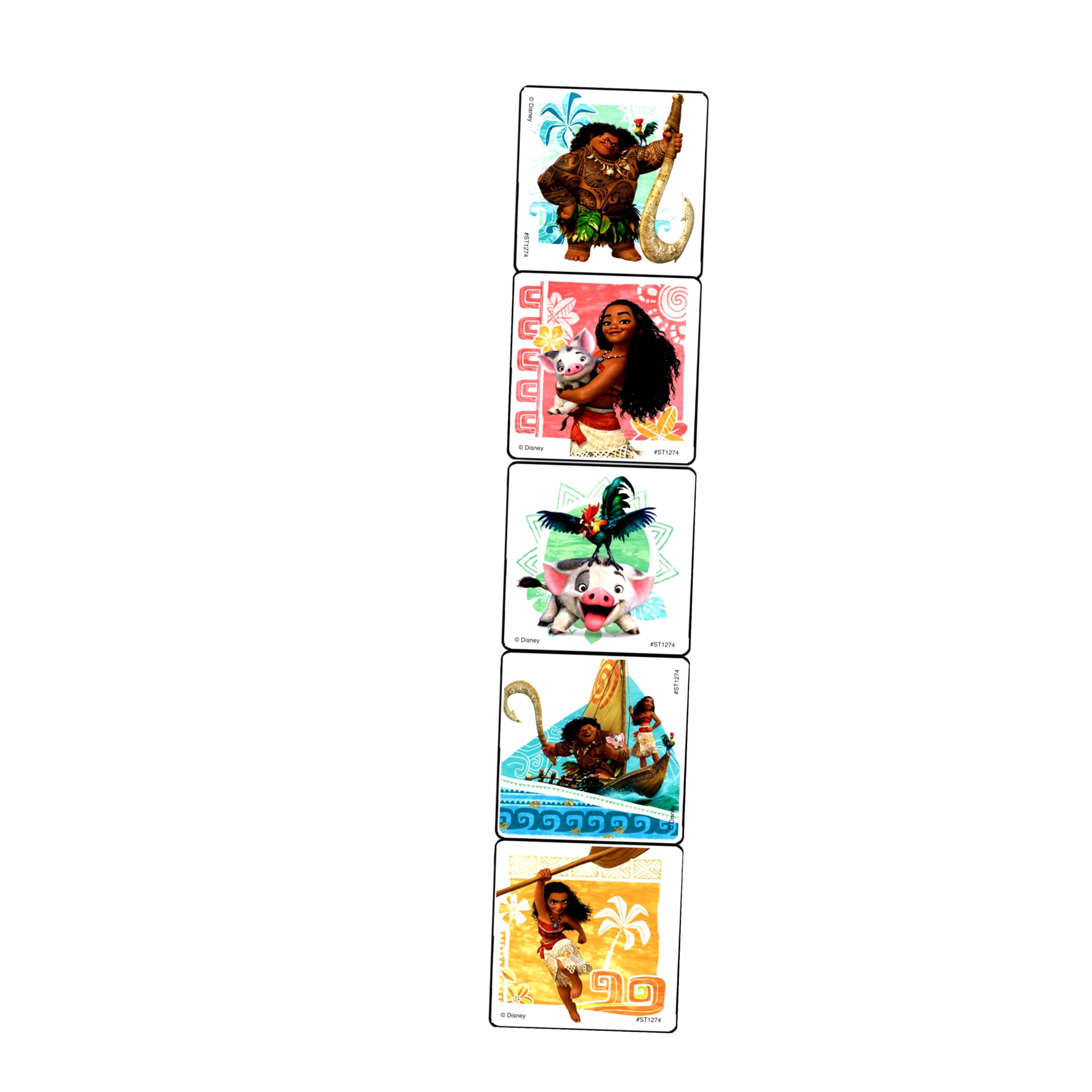 Disney Kolorowanki dla dzieci z naklejkami - (kolorowanka Moana i naklejki Moana)