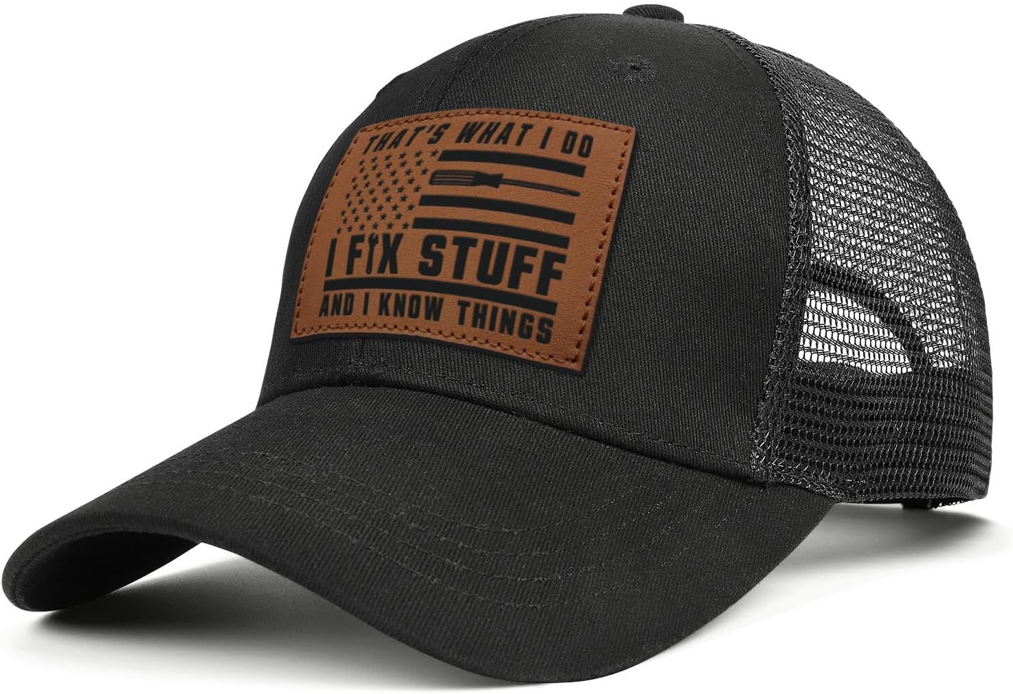 Birthday Gift for Old Men,Mens Birthday Gift Ideas for Him Husband,Dad Birthday Fathers Day I fix Stuff Hat - Image 2
