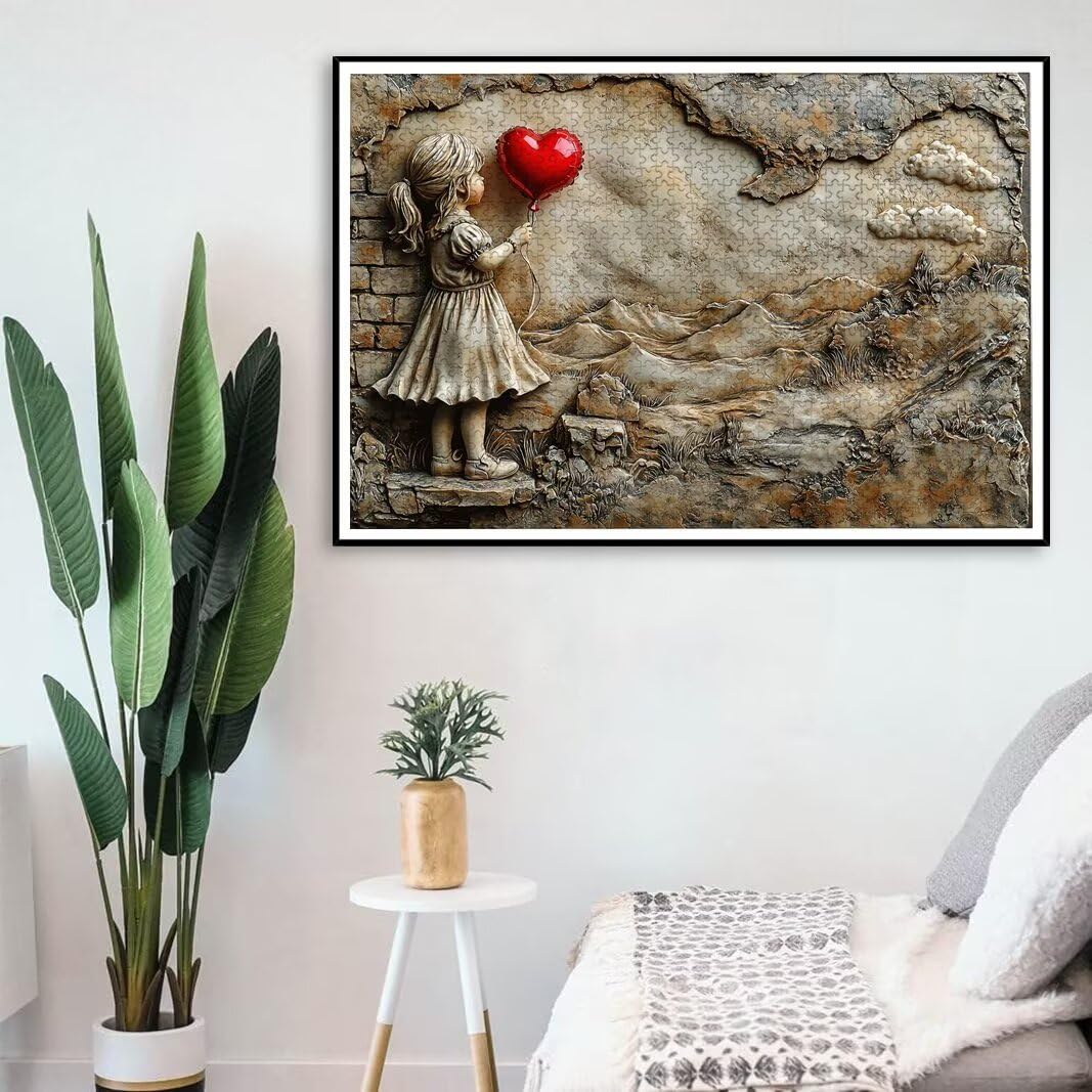Puzzle Ragazza, Puzzle 5000 Pezzi Adulti per Decor, Regalo Donna/Uomo -8474