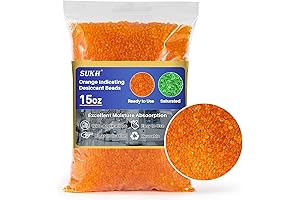 Reusable Silica Gel Desiccant Orange Indicating Beads for Moisture Absorption (430g)