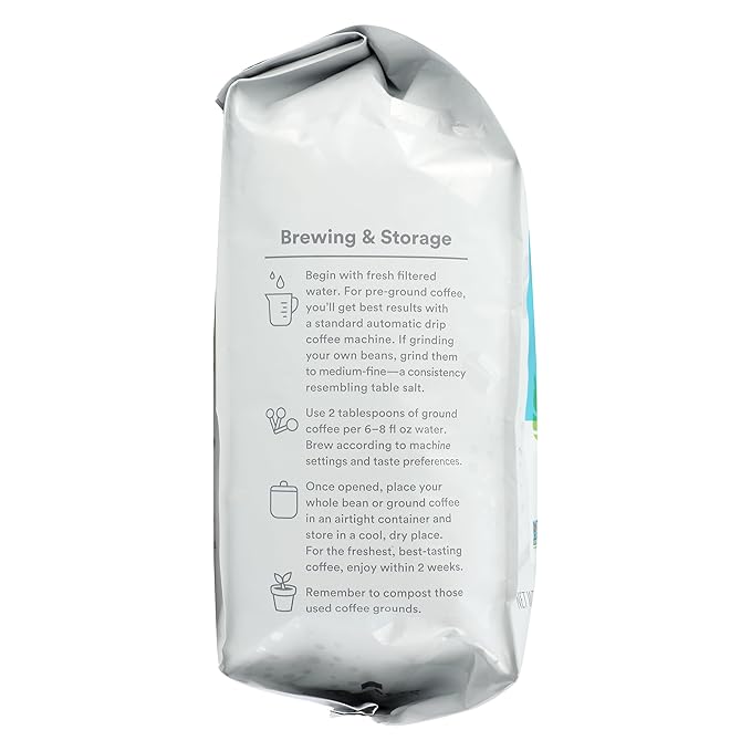 Café en Grano 365 by Whole Foods Market, Pacific Rim, Tostado Medio-Oscuro, 24 Onzas miniatura 4