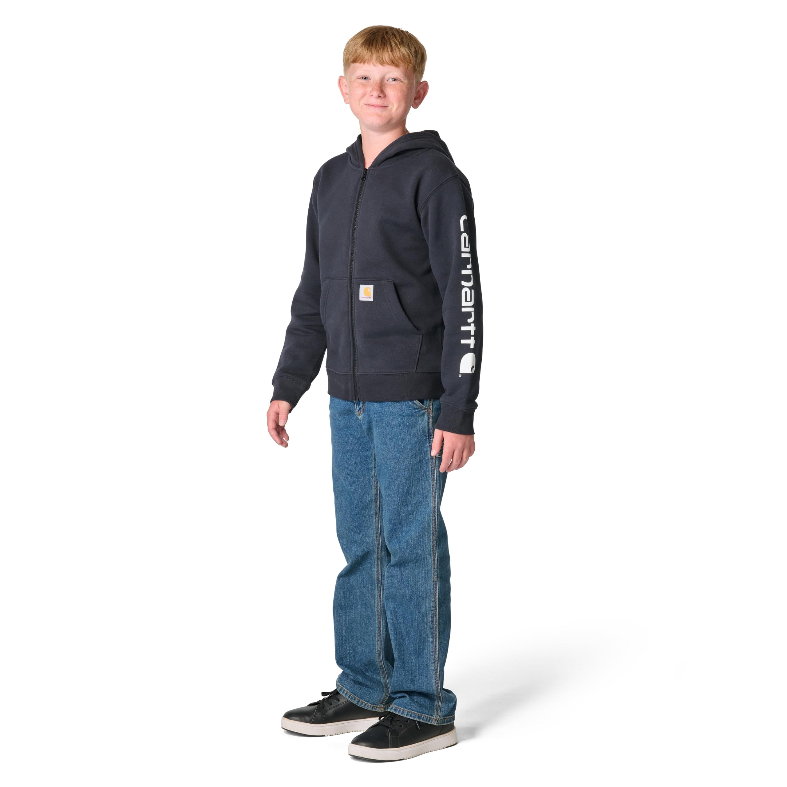 Carhartt Long Sleeve Hooded Sweatshirt Felpa con Cappuccio Bambino