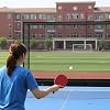 Red de captura para pelotas de tenis de mesa, red ancha de captura y reciclaje para tenis de mesa | con ruedas, recolector de pelotas para entrenamiento multi-pelota 3