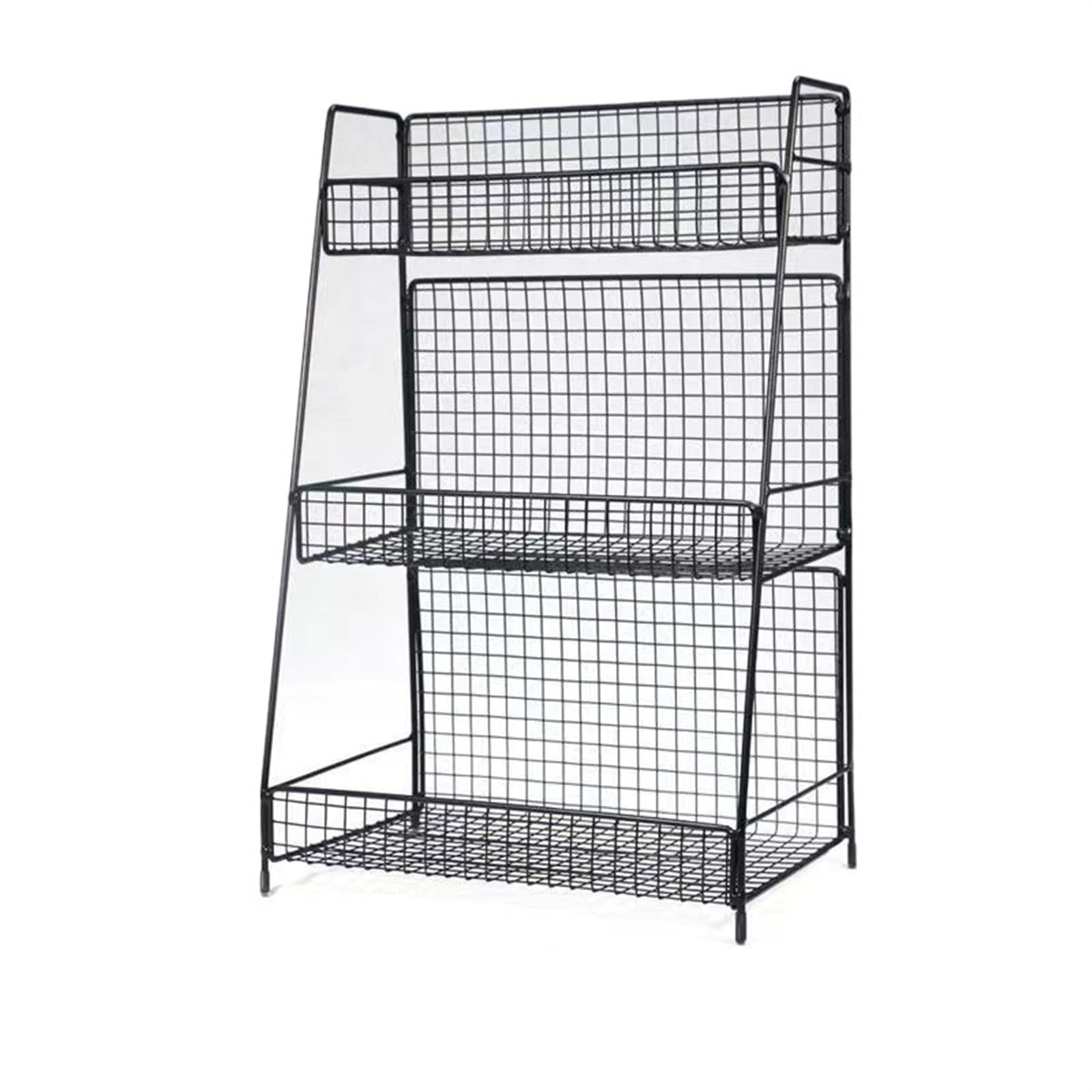 Organizery do pokoju rzemieślniczego i metalowy uchwyt na wstążkę, stojak na papier do pakowania prezentów, rolka i szpule, czarny, 3 warstwy, 40 x 18 x 15 cm