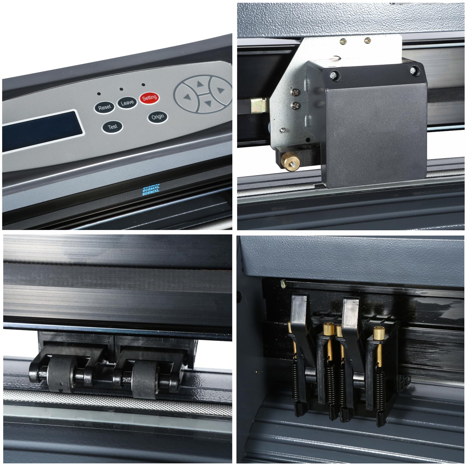 Vinylschneider 34 Inch Vinyl schneideplotter 870mm Plottermaschine Vinyl Cutter Plotter mit Ständer Cutting Plotter mit Software (870mm)