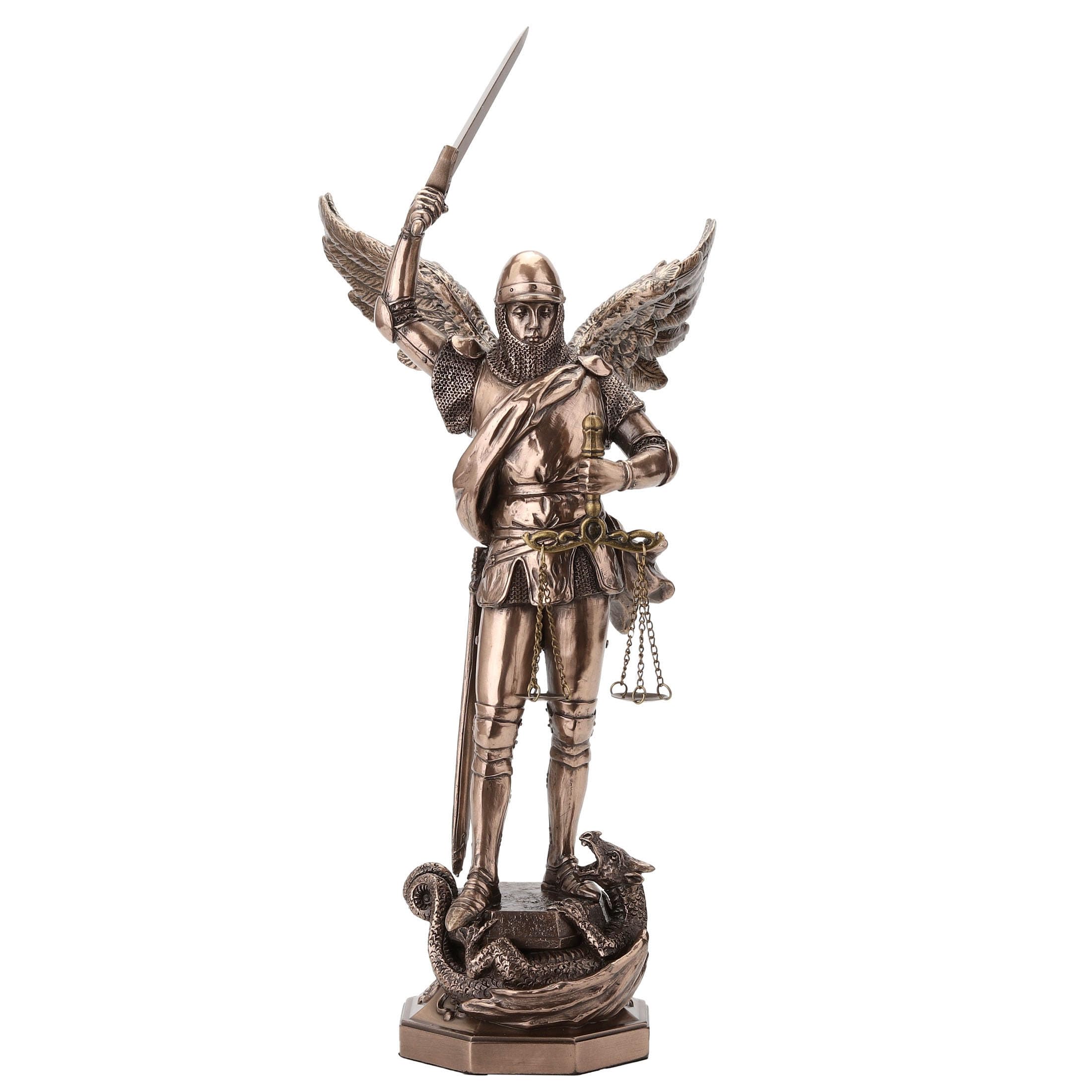 Amazon.com: Veronese Design 11 3/8 inch Mont St Michel Archangel