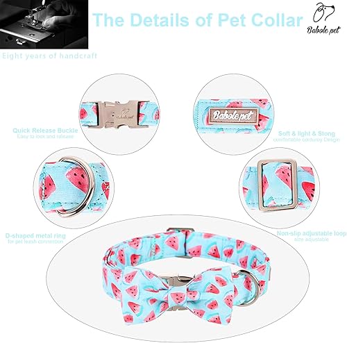 Miniatura 16 de Collar de perro con bandera estadounidense con pajarita, collar patriótico para perros pequeños, medianos y grandes, talla XS