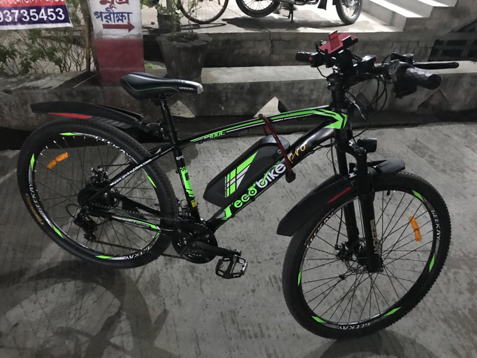 Geekay Electric bike Gear Cycle rechargeable 27.5T mountain bike for