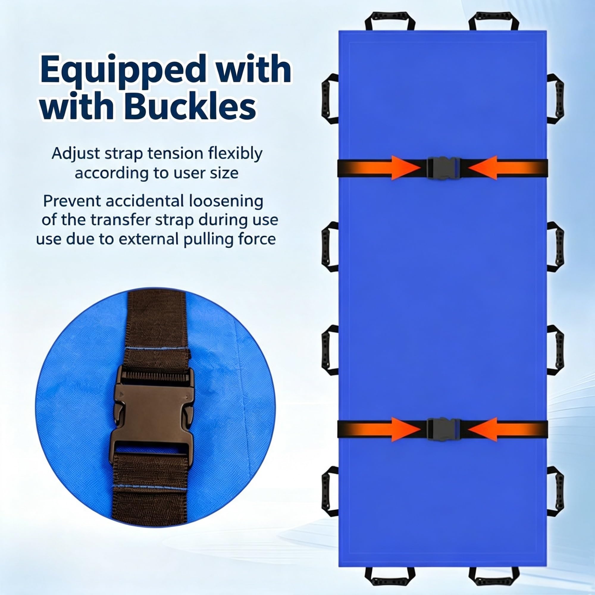 Sábana Deslizante para Transferencia de Ancianos 70x27'', 12 asas antideslizantes, bolsa de transporte. Capacidad 400 lb, impermeable, lavable, Ideal para cuidadores y ayuda familiar.(Orange 2pcs)